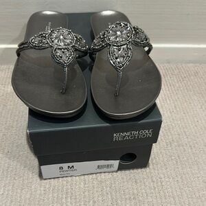 Kenneth Cole Reaction Pewter Sandals